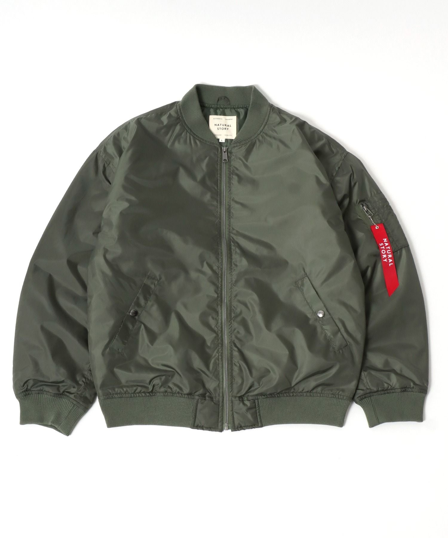 Marukawa MA-1 Mid-Weight Big Silhouette Military Flight Jacket Nylon Jacket