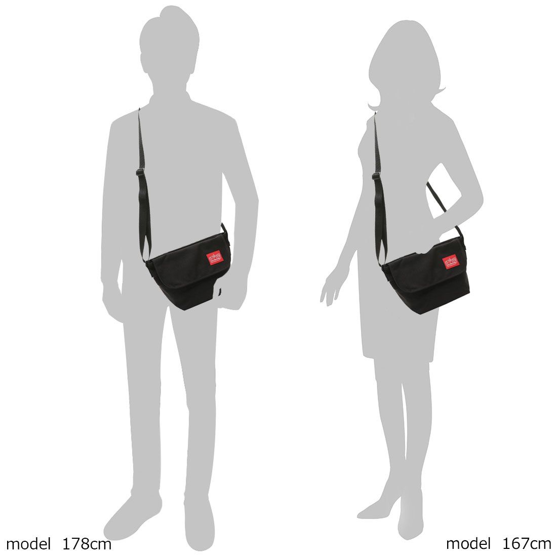マンハッタンポーテージ Manhattan Portage ショルダーバッグ カジュアル ブラック メンズ レディース ユニセックス MANHATTAN PORTAGE 1603 BLK