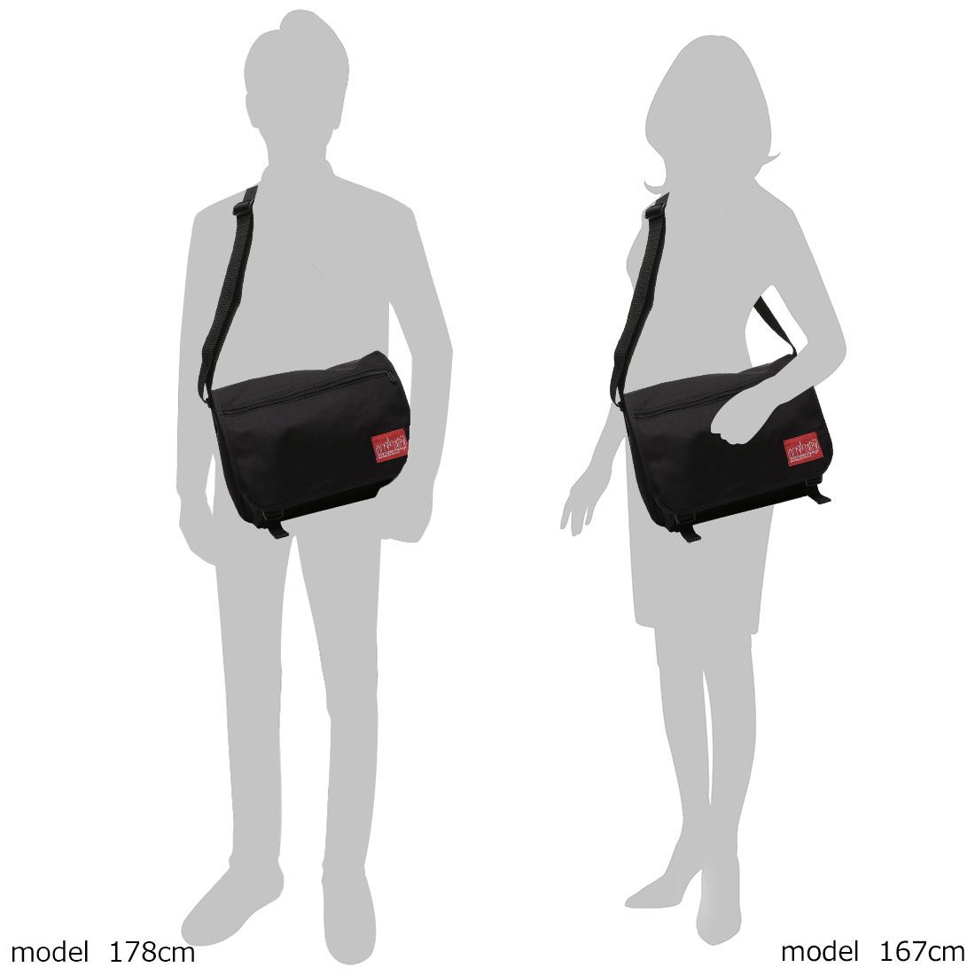 マンハッタンポーテージ Manhattan Portage ショルダーバッグ ヨーロッパ ブラック メンズ レディース ユニセックス MANHATTAN PORTAGE 1439ZC BLK