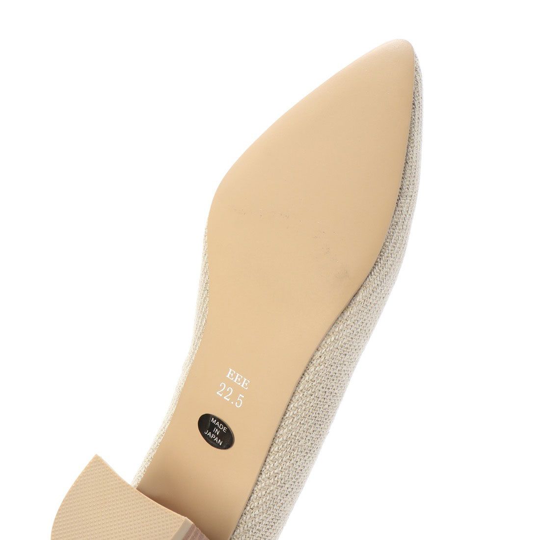 シューズラウンジ アウトレット shoes lounge OUTLET チャンキーヒール パンプス CR73101BEIGE