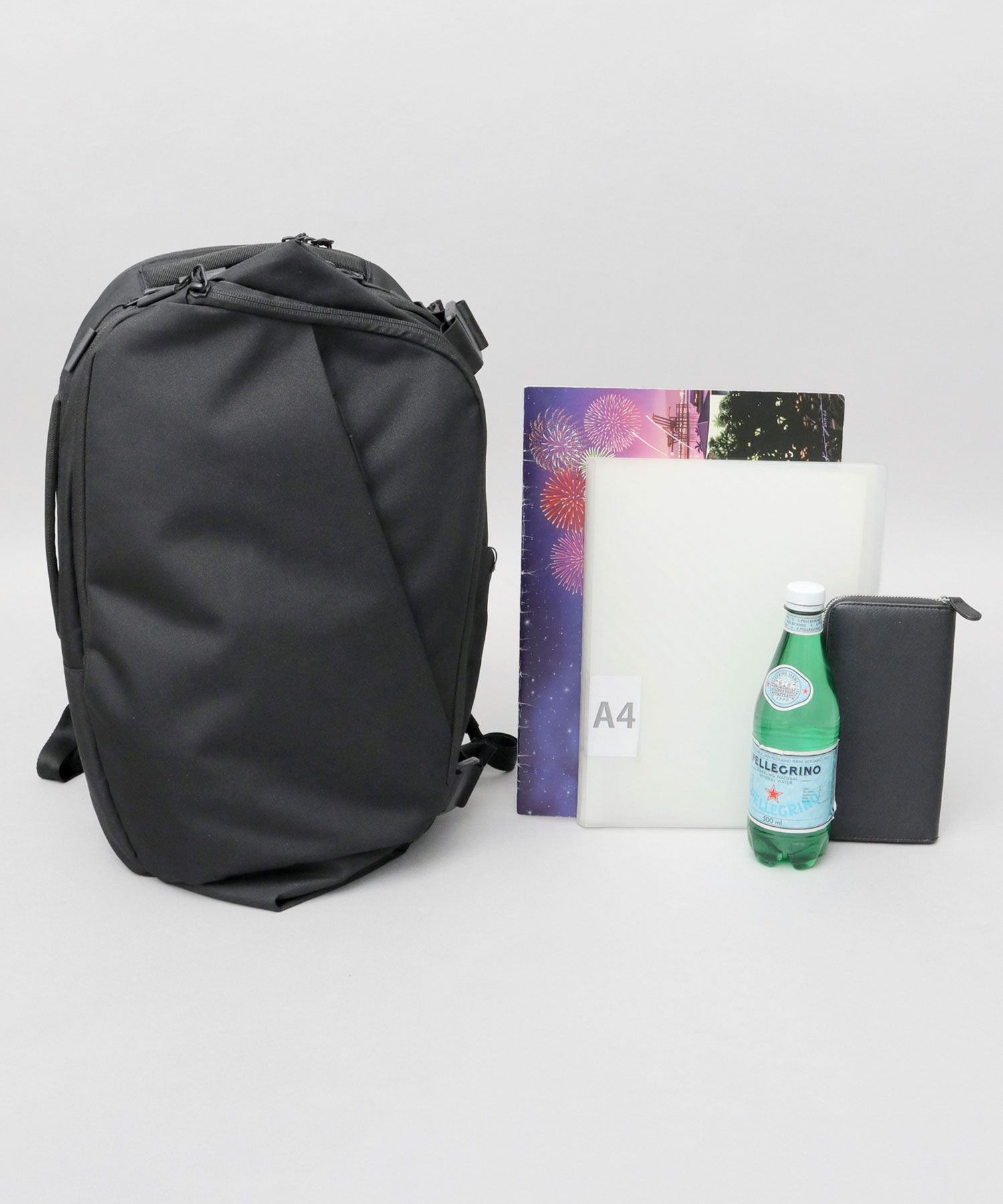 NAUTICA Backpack Business Backpack Men's Black Simple Water-Repellent