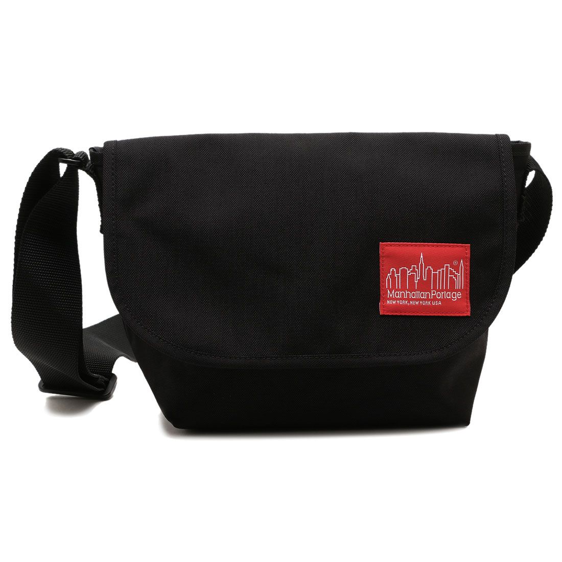マンハッタンポーテージ Manhattan Portage ショルダーバッグ カジュアル ブラック メンズ レディース ユニセックス MANHATTAN PORTAGE 1605JR BLK