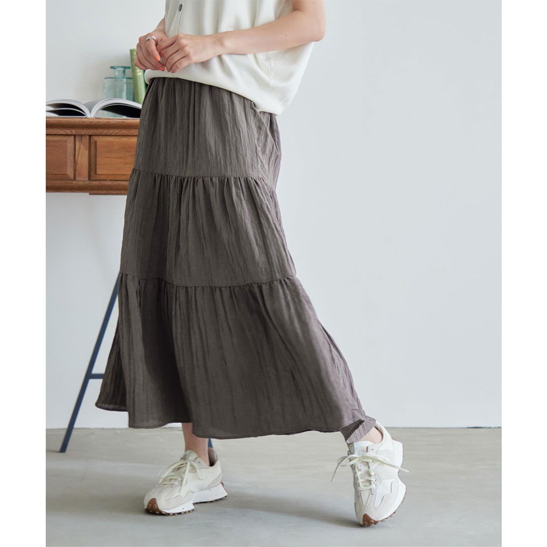 Titivate Washer Tiered Skirt