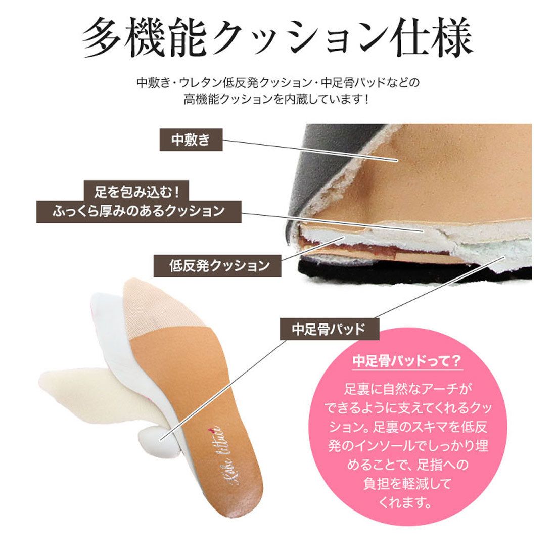 コウベレタス KOBE LETTUCE 【XS-3L】[魔法の美脚パンプス]機能系9cmヒール ポインテッドトゥパンプス [I1030]