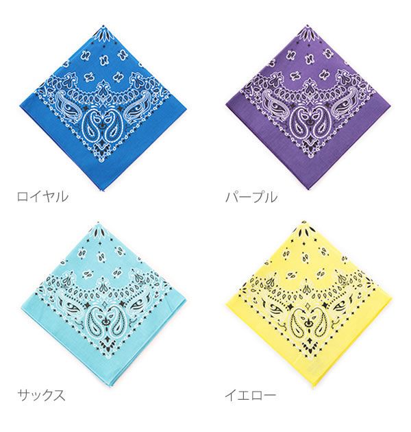 ハバハンク HAV-A-HANK ハバハンク HAV-A-HANK PAISLEY BANDANNA