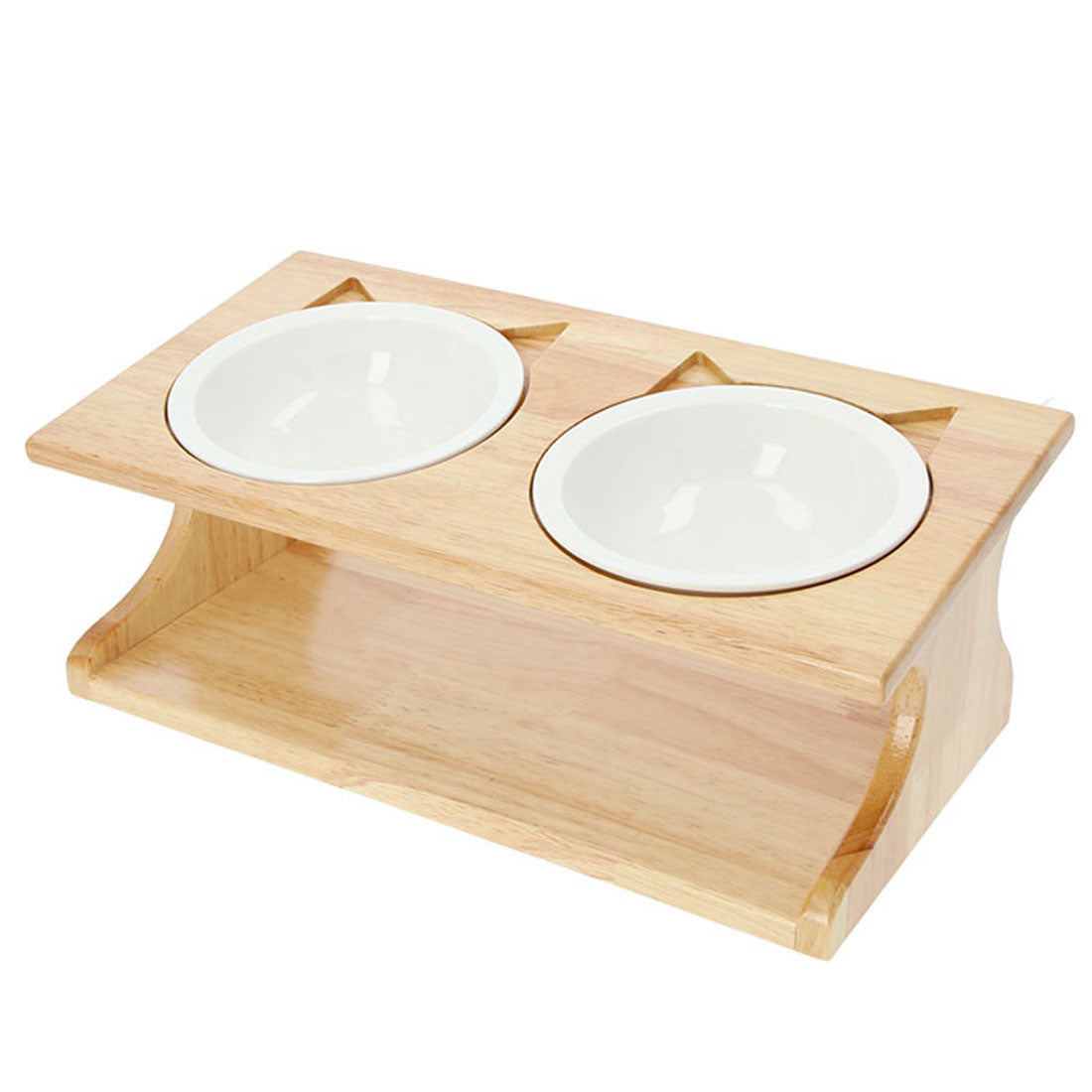 バックヤードファミリー BACKYARD FAMILY ペット食器台 ptemtg23【返品不可商品】 （ホワイト） ホワイト