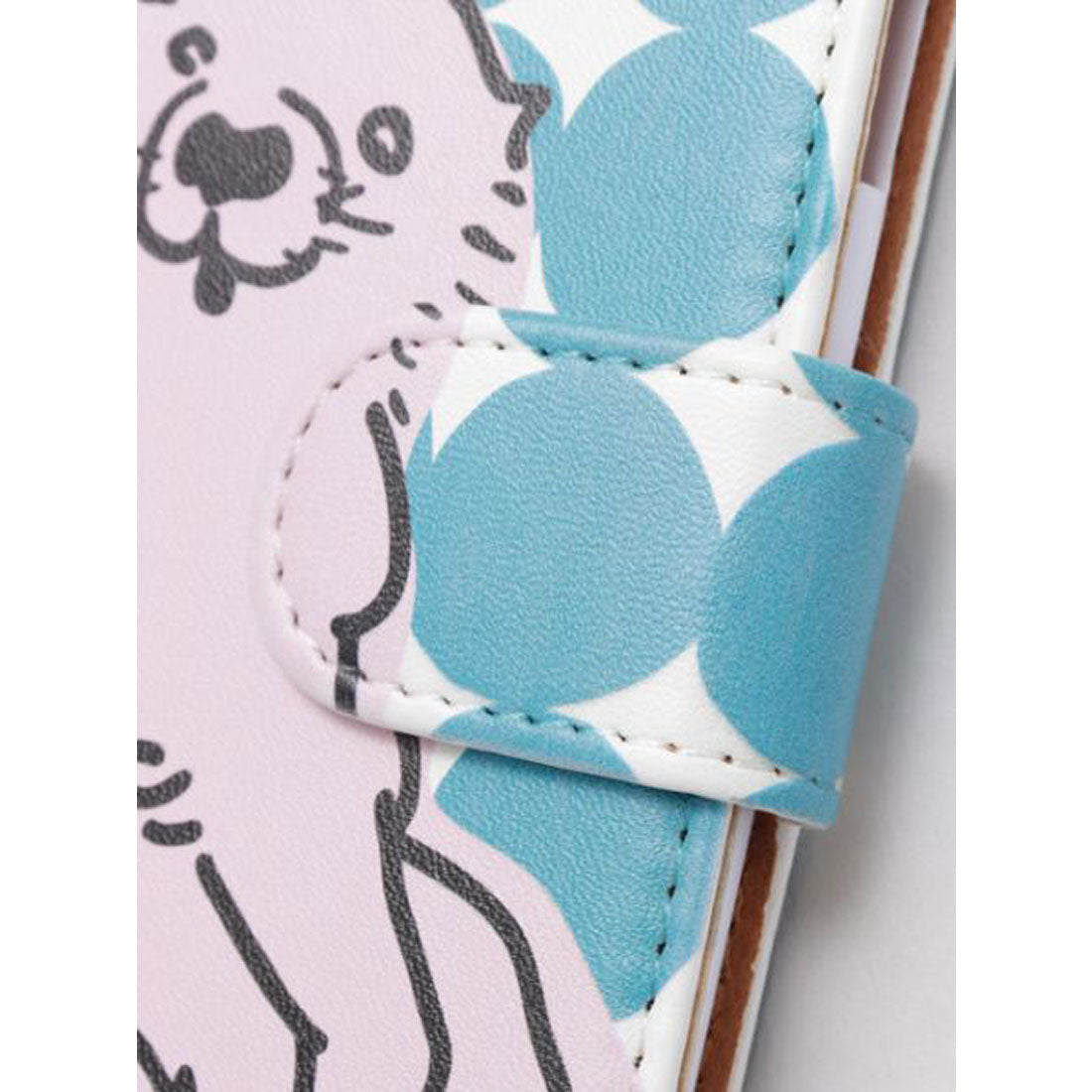 Kaya] iPhone 8/7 compatible notebook-style case, Japanese modern prin