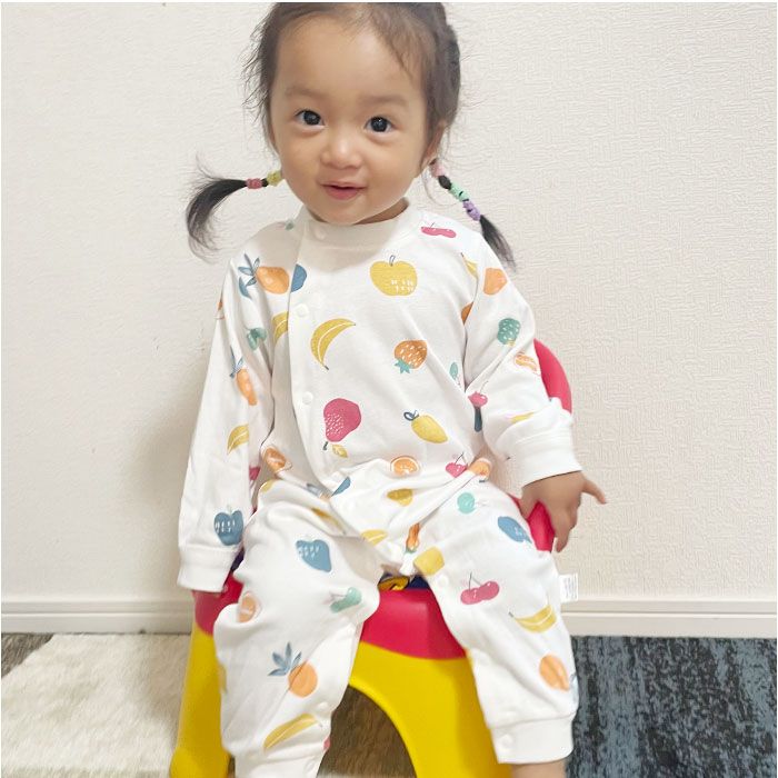 バックヤードファミリー BACKYARD FAMILY ロンパース 長袖 ベビー服