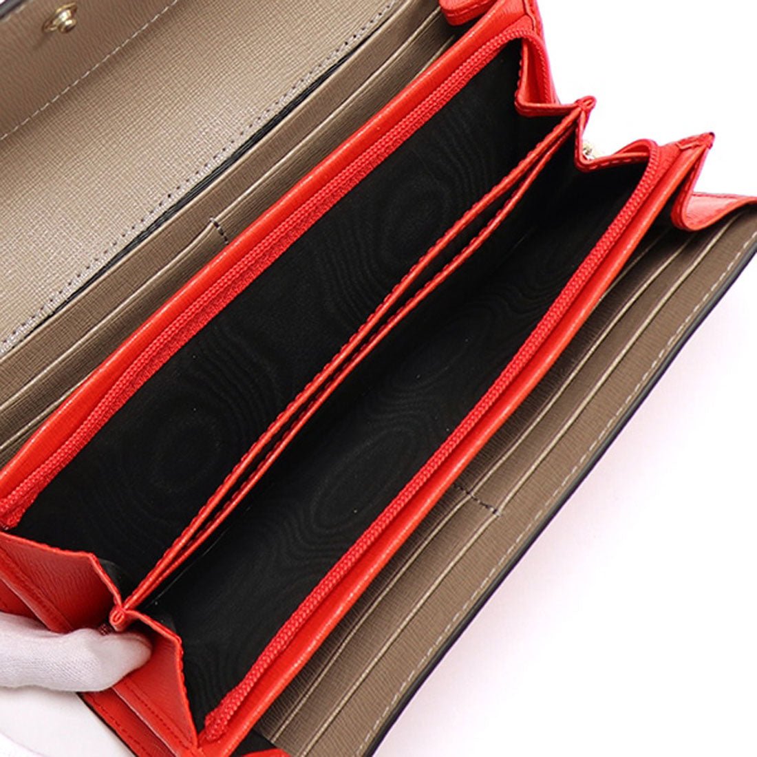 FURLA FURLA Two-fold Long Wallet FURLA Saffiano Leather Babylon Red PC