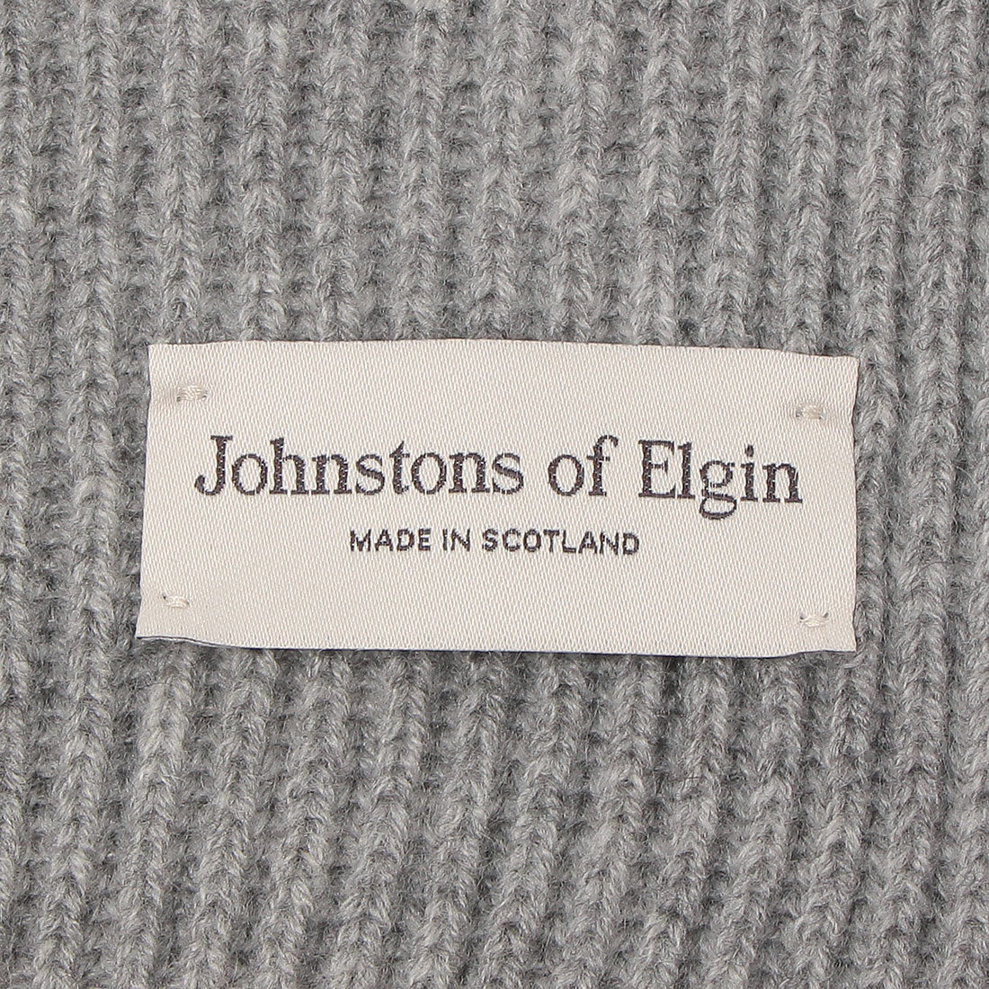 ジョンストンズ JOHNSTONS マフラー ニットリブマフラー グレー メンズ レディース ユニセックス JOHNSTONS HAA01684 HA0308 （SFA LIGHT GREY） SFA LIGHT GREY
