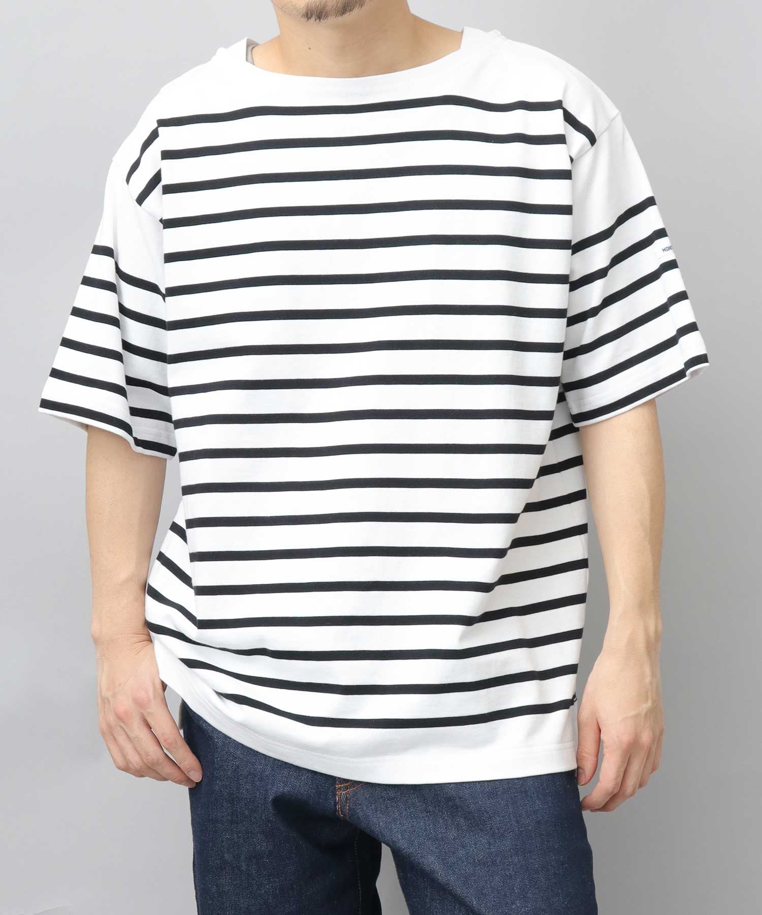 モン ケメル MONT KEMMEL モンケメル バスクシャツ ボーダー オーバーサイズ 半袖tシャツ