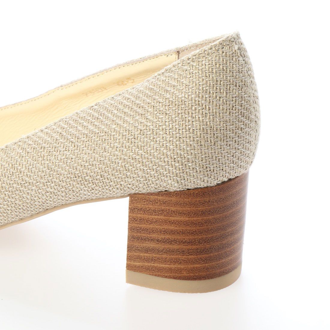 シューズラウンジ アウトレット shoes lounge OUTLET チャンキーヒール パンプス CR73101BEIGE