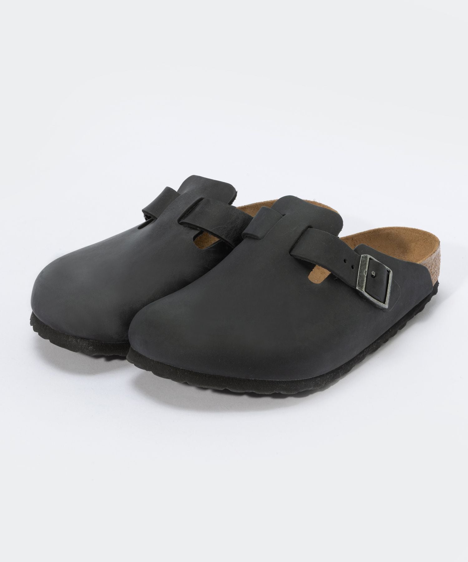 BIRKENSTOCK 波士頓塗油皮革男式女式 860131 59461 960811 涼鞋鞋軟鞋墊常規版型