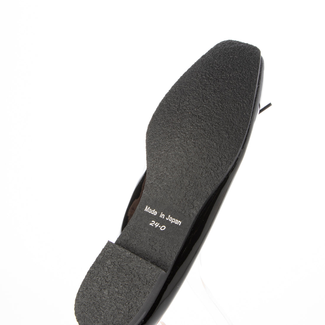 アイケープラス IKplus B【日本製】【ネット限定】フラットシューズ （天然皮革ブラック エナメル） （天然皮革ブラック エナメル） 天然皮革ブラック エナメル