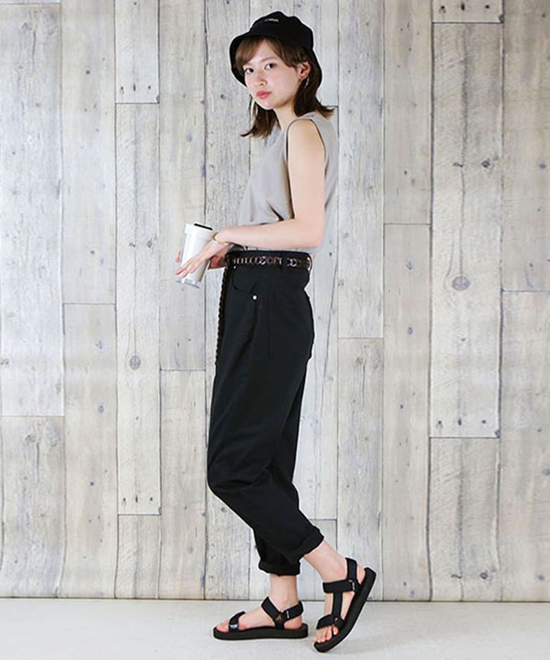アットワン atONE 大人のゆったりルーズテーパードバルーンパンツ