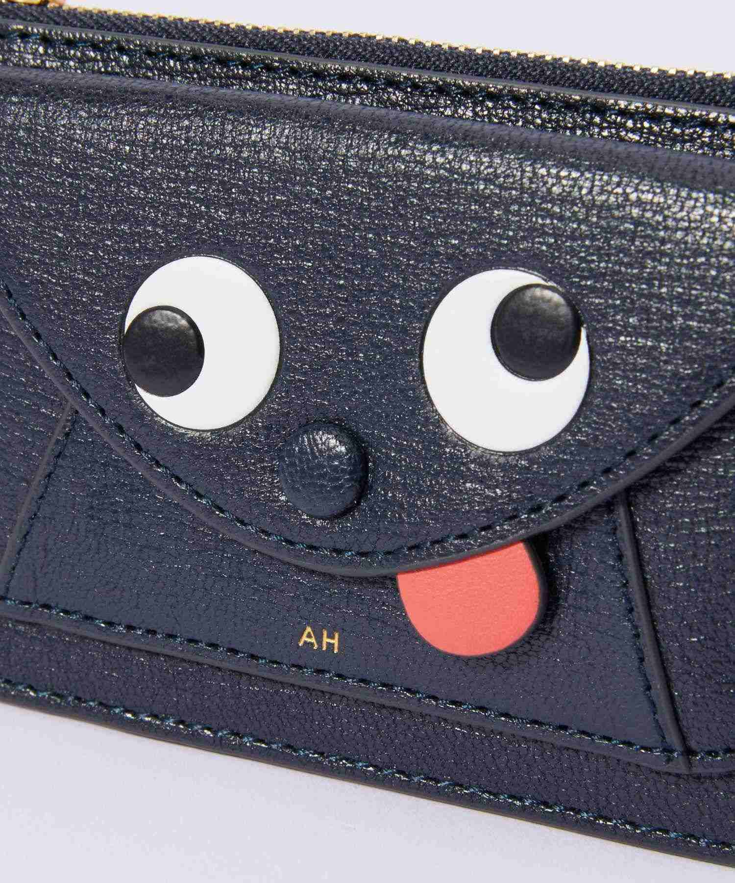 アニヤハインドマーチ Anya Hindmarch カードケース5050925 142755 Envelope Zip Card Case Zany in Grainy Capra レディース エンベロープ ジップカードケース ホルダー
