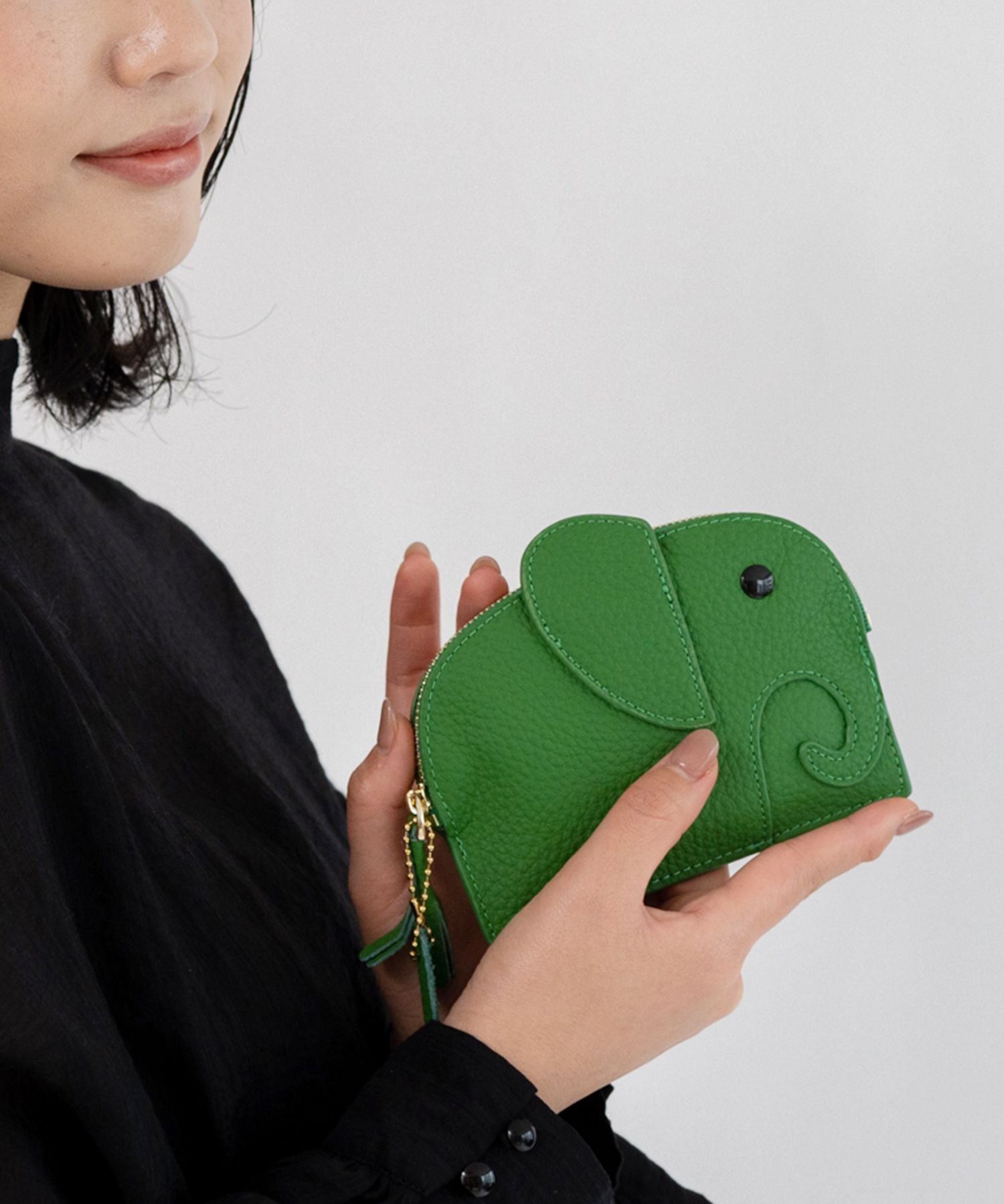 ヴィータフェリーチェ VitaFelice キーリング付き本革コインケース