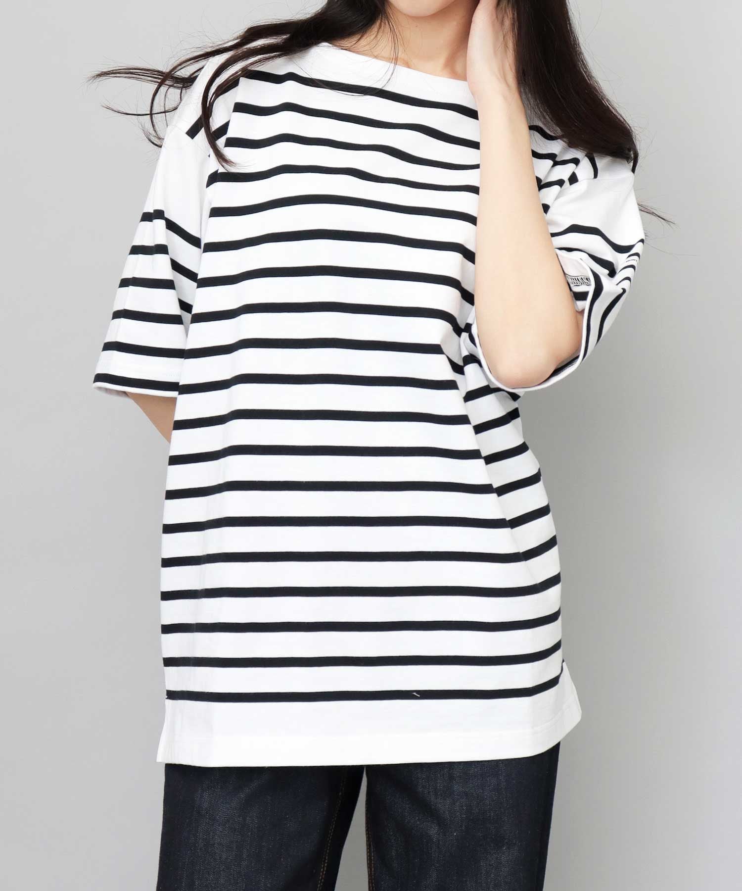 モン ケメル MONT KEMMEL モンケメル バスクシャツ ボーダー オーバーサイズ 半袖tシャツ