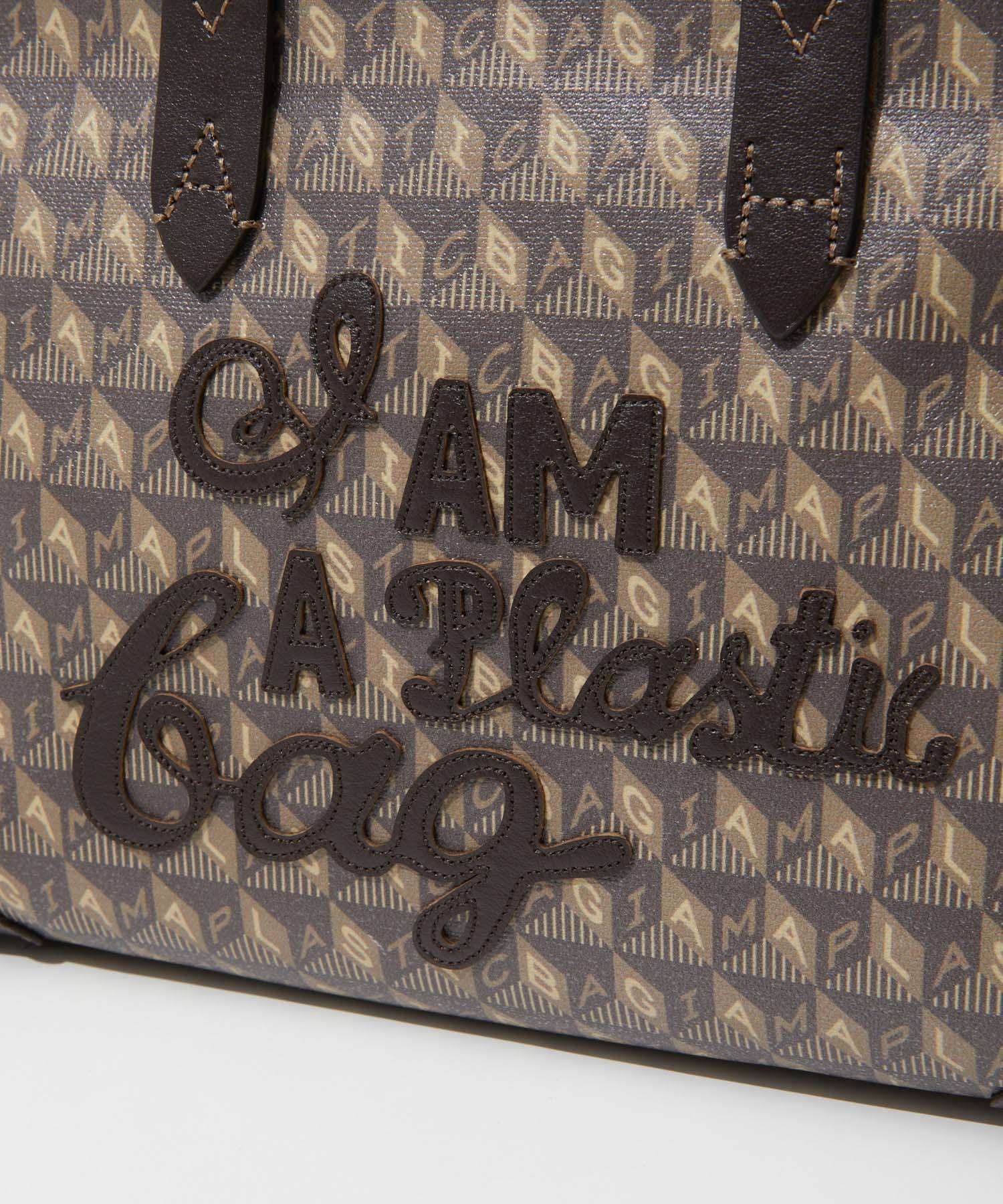 アニヤハインドマーチ Anya Hindmarch 5050925 194891 トートバッグ I am a Plastic Bag Tote XS レディース モチーフ クロスボディ XSサイズ レザー ショルダーバッグ 2way