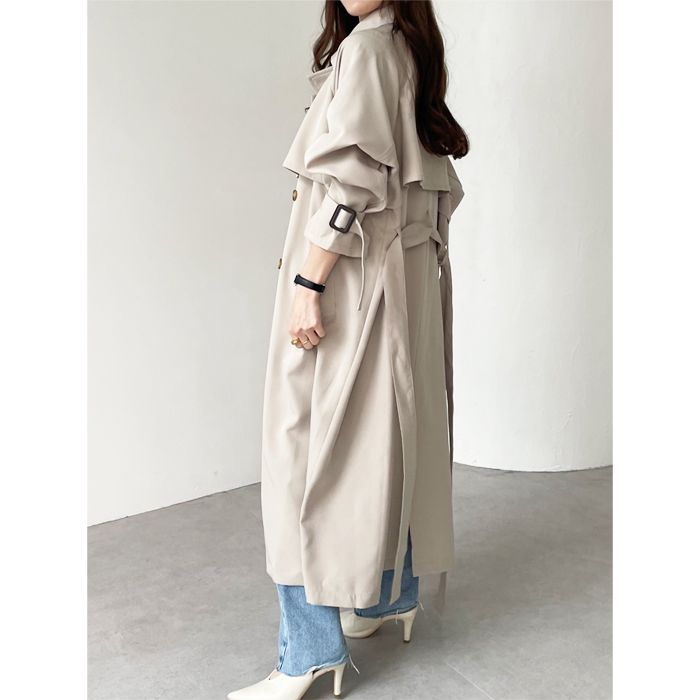 GeeRA Elegant oversized trench coat