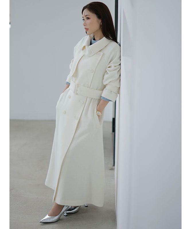 eimy istoire Airy wool trench coat