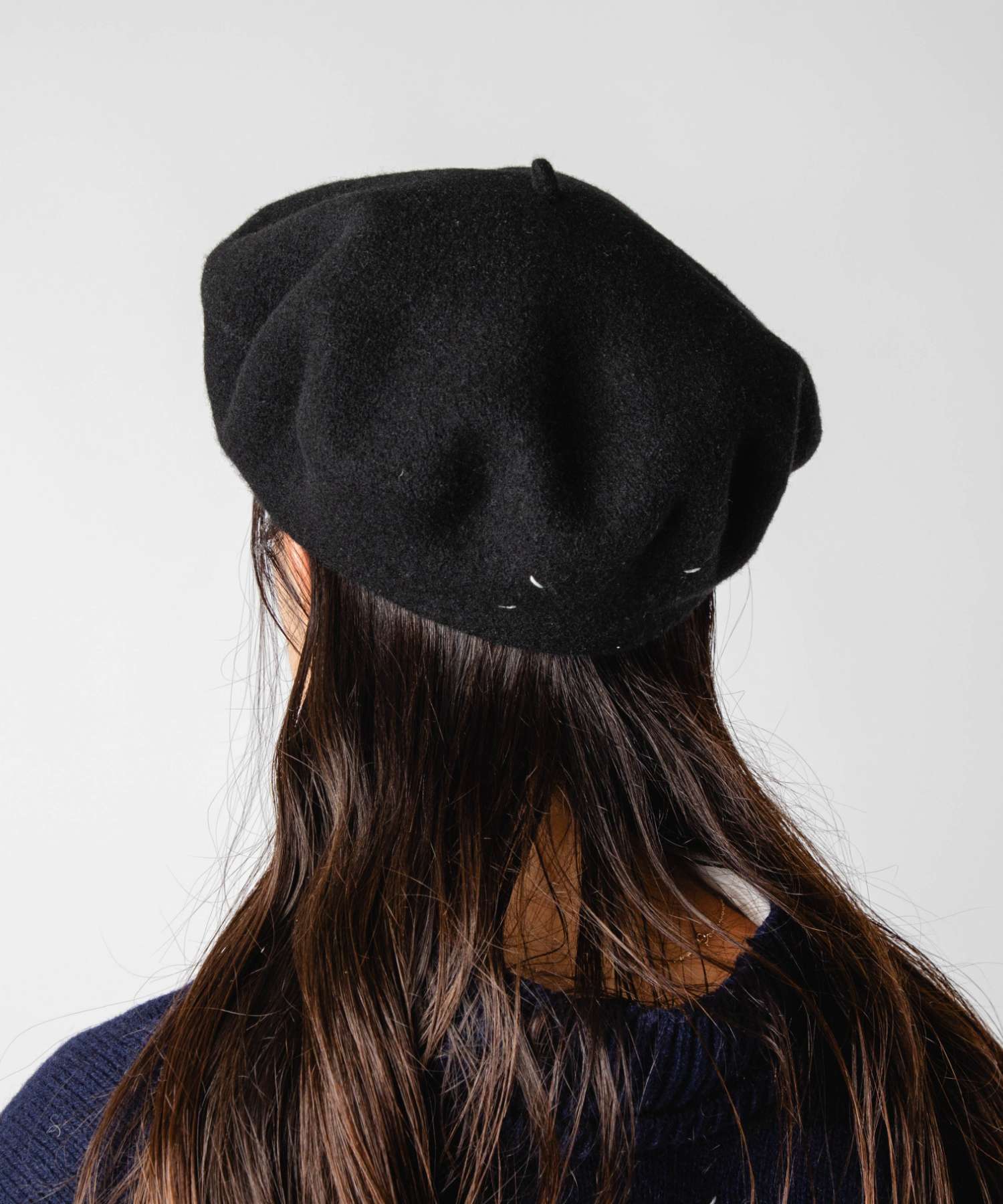 メゾン マルジェラ MAISON MARGIELA ヘビーウール ベレー SI0TC0001 S60384 ベレー帽 HEADWEAR レディース 帽子 フェルト （ブラック） ブラック