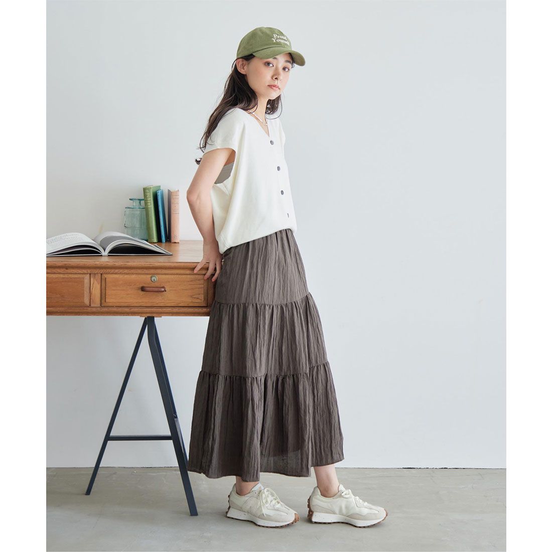 Titivate Washer Tiered Skirt