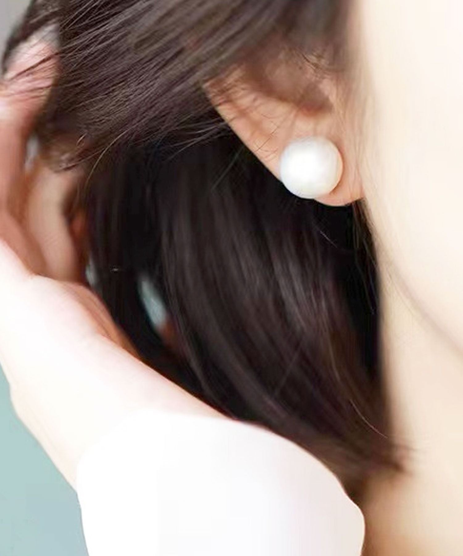 フロージュ florge 3サイズパールイヤリング 14mm