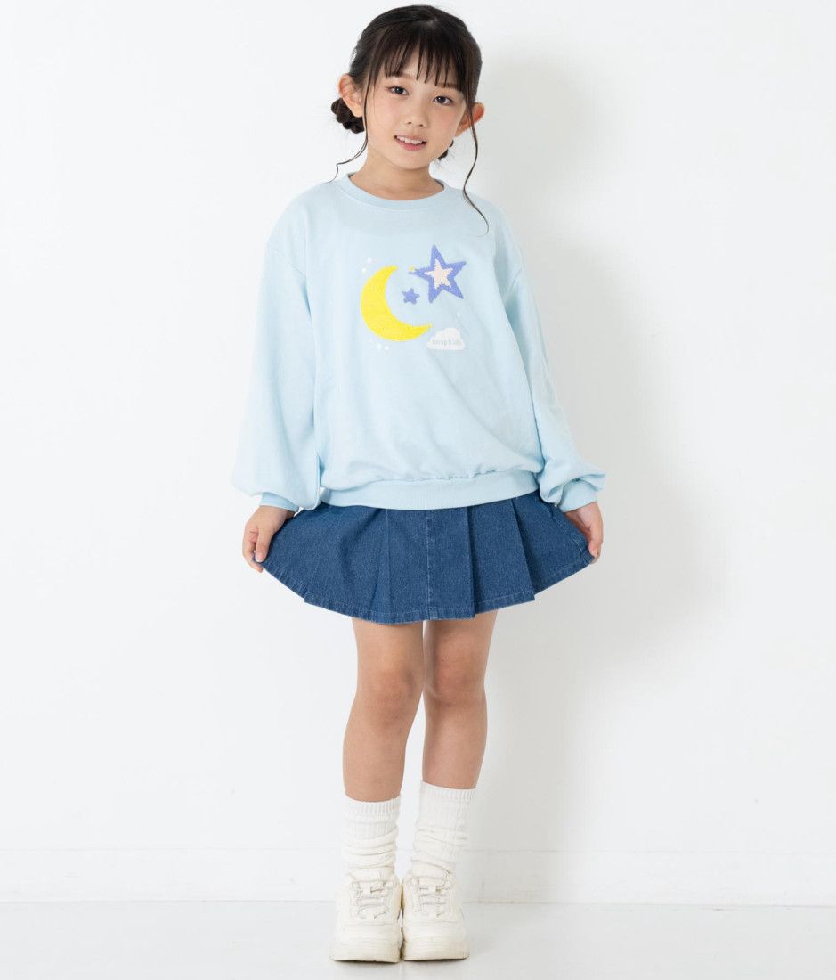 ANAP KIDS 星モチーフミニ裏毛スパンコールトレーナー