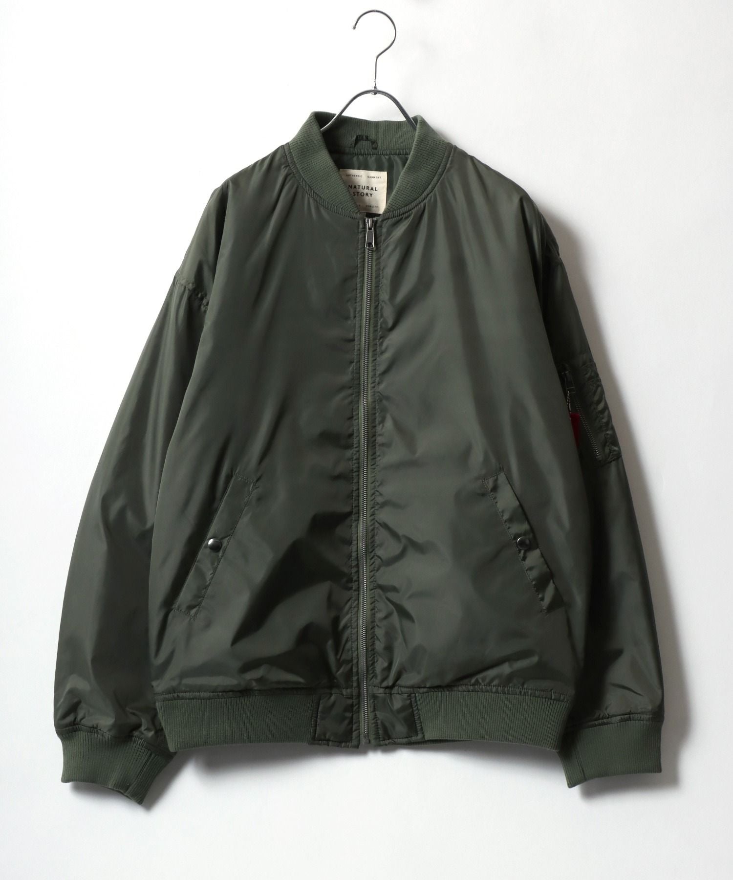 Marukawa MA-1 Mid-Weight Big Silhouette Military Flight Jacket Nylon Jacket