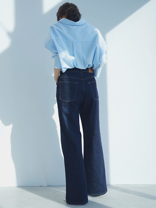 アニュアンス anuans Wide leg denim