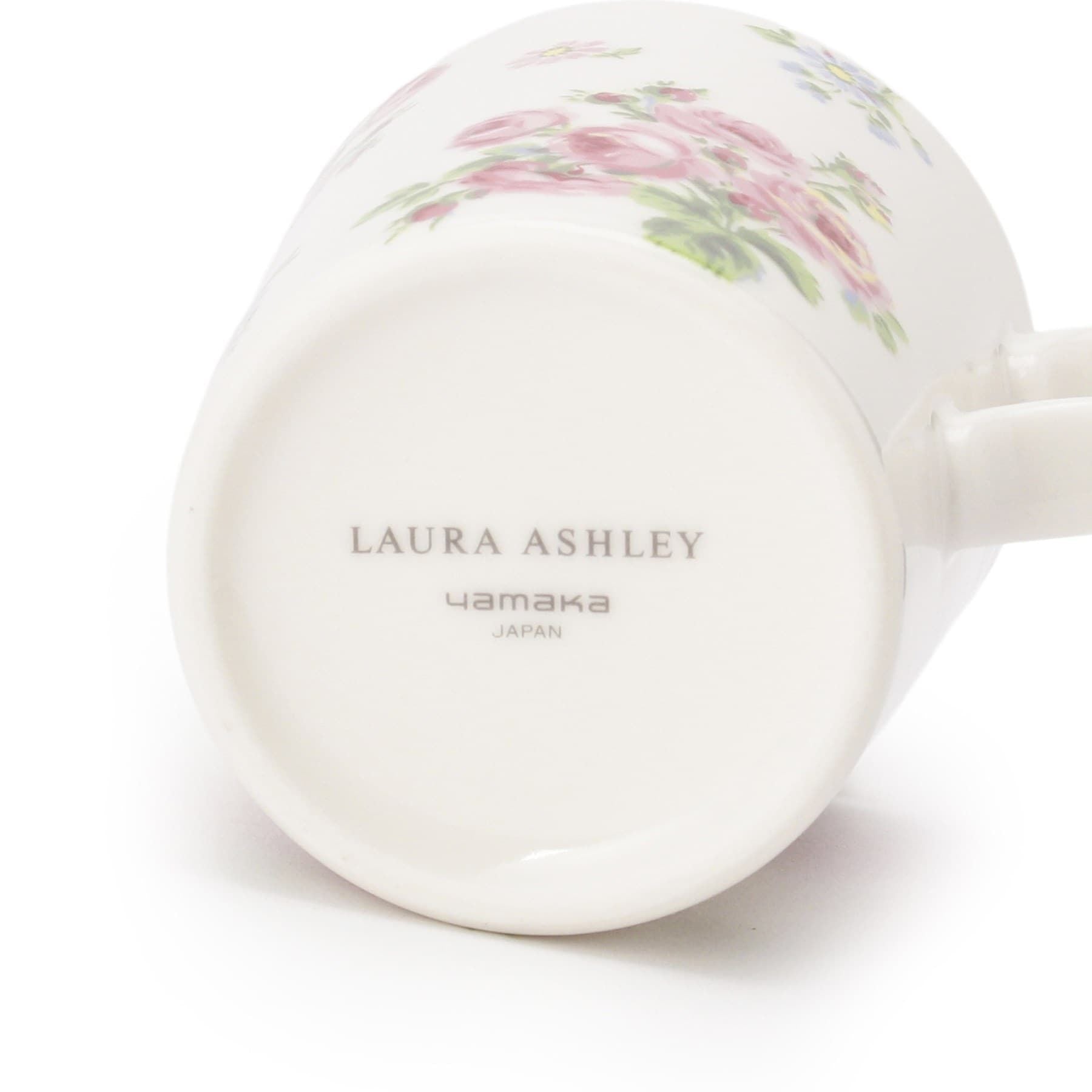 ローラ アシュレイ LAURA ASHLEY バンチェットロージズ柄 マグカップ【返品不可商品】