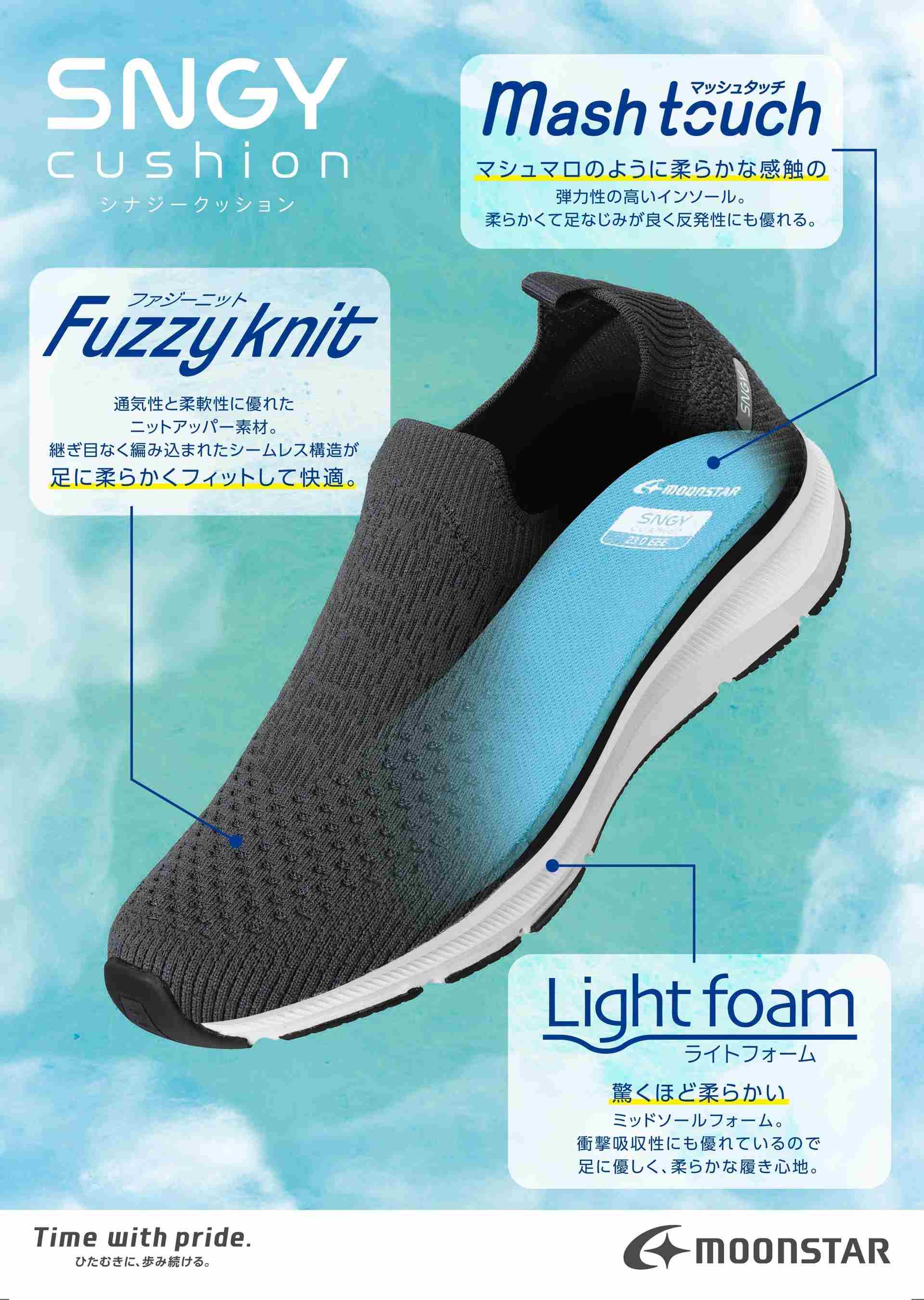 ムーンスター MoonStar メンズ スニーカー シナジー SNGY M25 イージーゴー ハンズフリー スリッポン 軽い 3E 幅広 ワイド