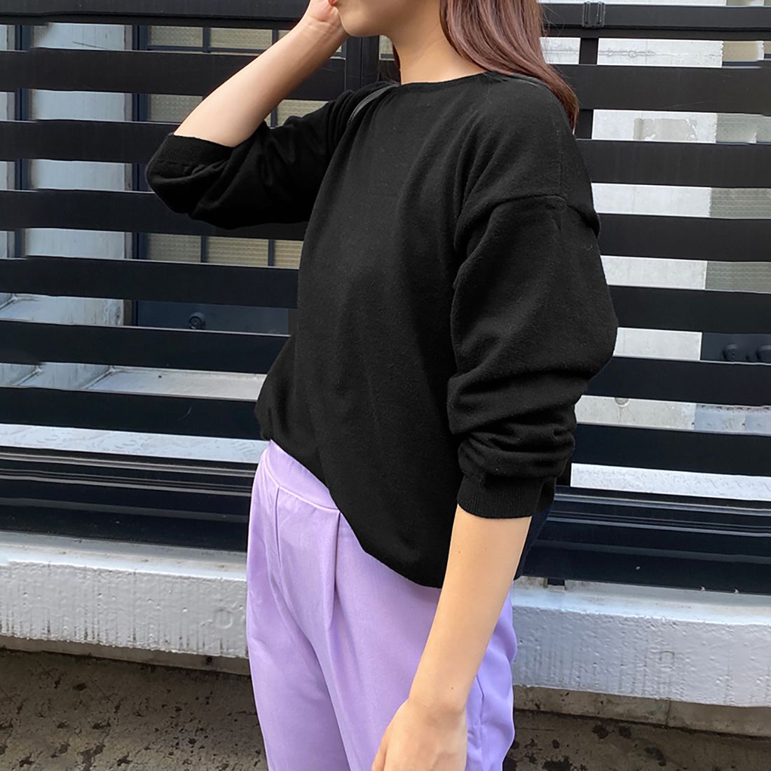 ドゥー ベル Doux Belle 秋新作 洗えるニット レディース/ トップス/ ニット カシミアタッチニット 長袖 秋 冬 オフィス