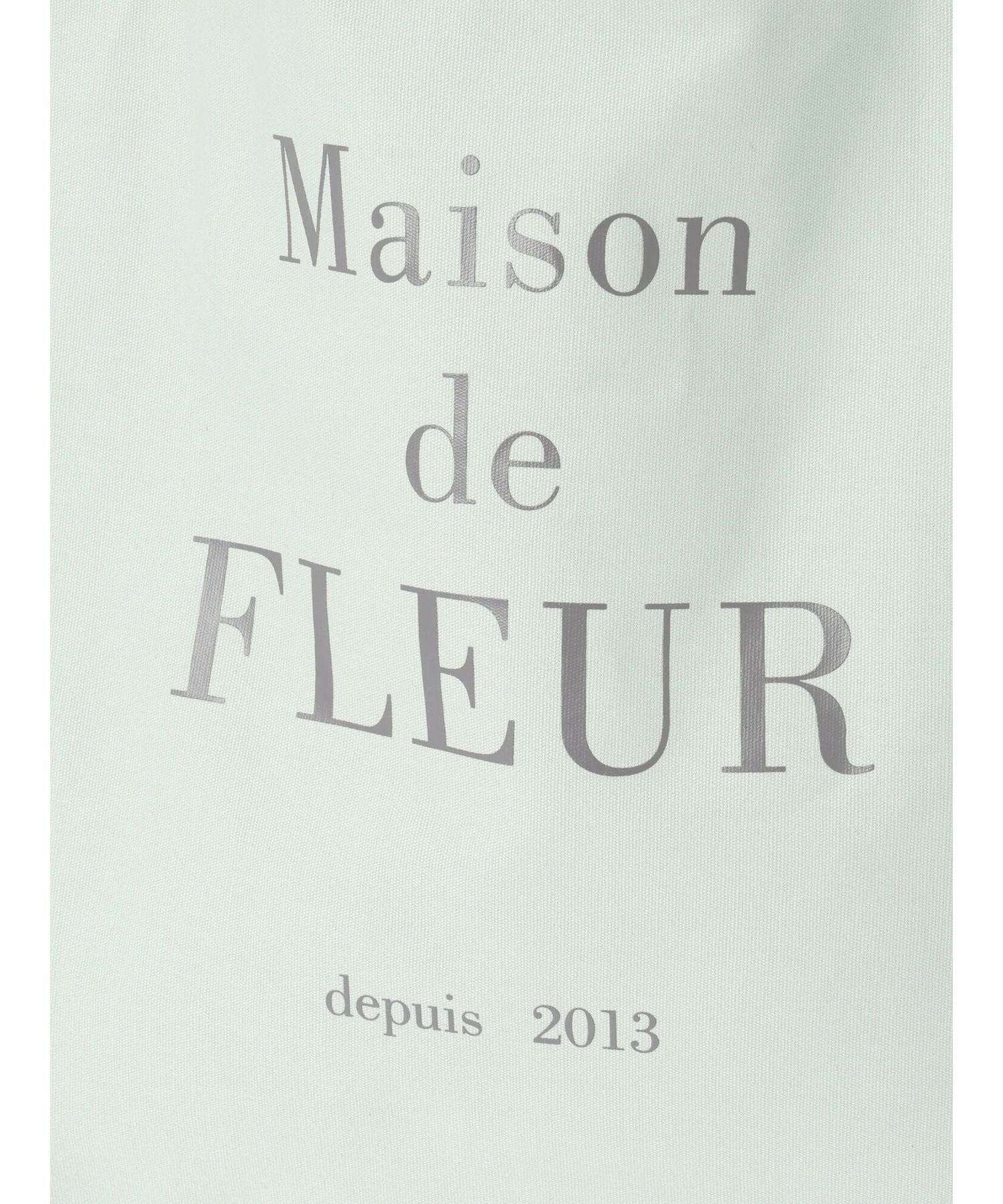 メゾン ド フルール Maison de FLEUR EC限定ブランドロゴプリントスクエアトートバッグ （イエロー） イエロー