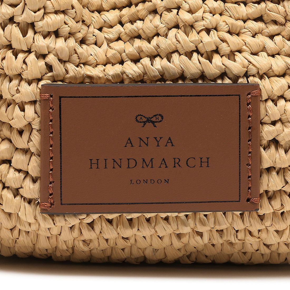 アニヤハインドマーチ Anya Hindmarch かごバッグ トートバッグ スモール ドローストリング トート ベージュ ブラウン レディース ANYA HINDMARCH 5050925163545 NATURAL