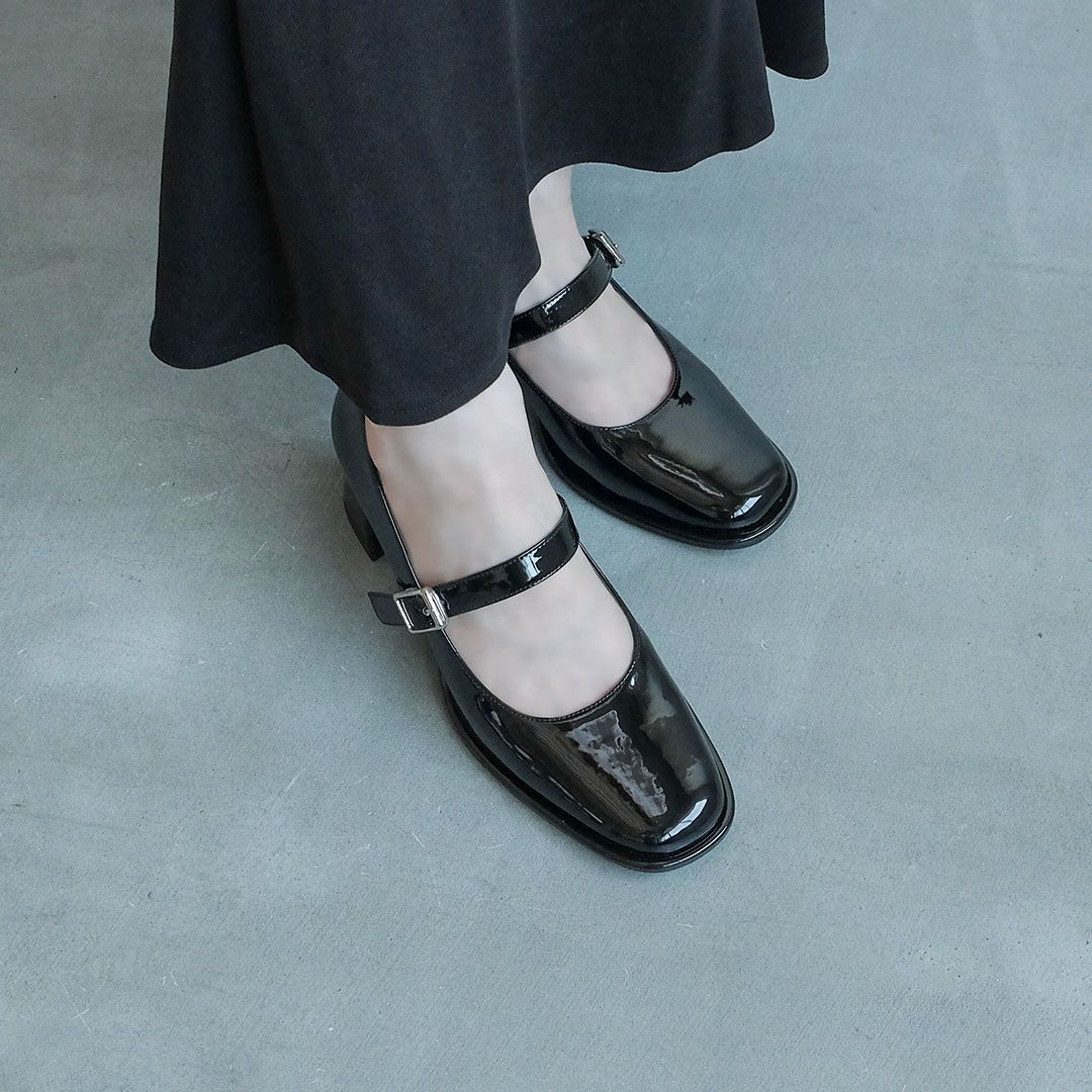 ノイエ ザ マーケット NEUE THE MARKET ストラップチャンキーヒールパンプス/TM22072