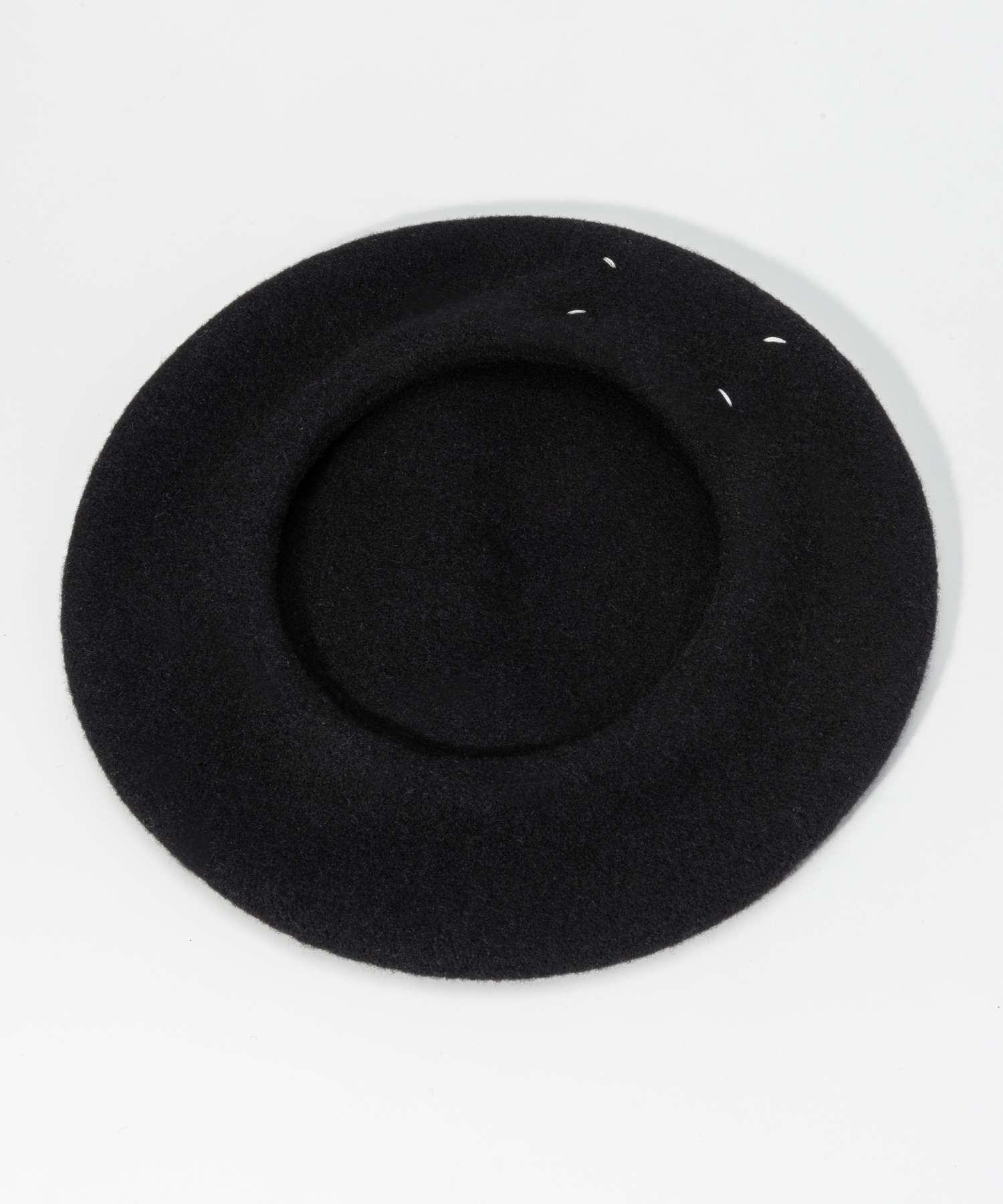 メゾン マルジェラ MAISON MARGIELA ヘビーウール ベレー SI0TC0001 S60384 ベレー帽 HEADWEAR レディース 帽子 フェルト （ブラック） ブラック