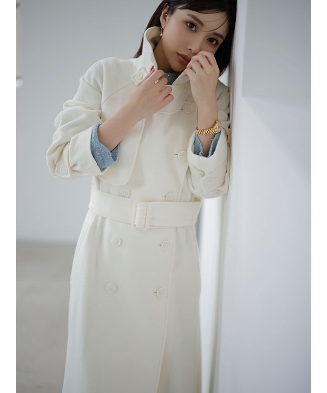 eimy istoire Airy wool trench coat