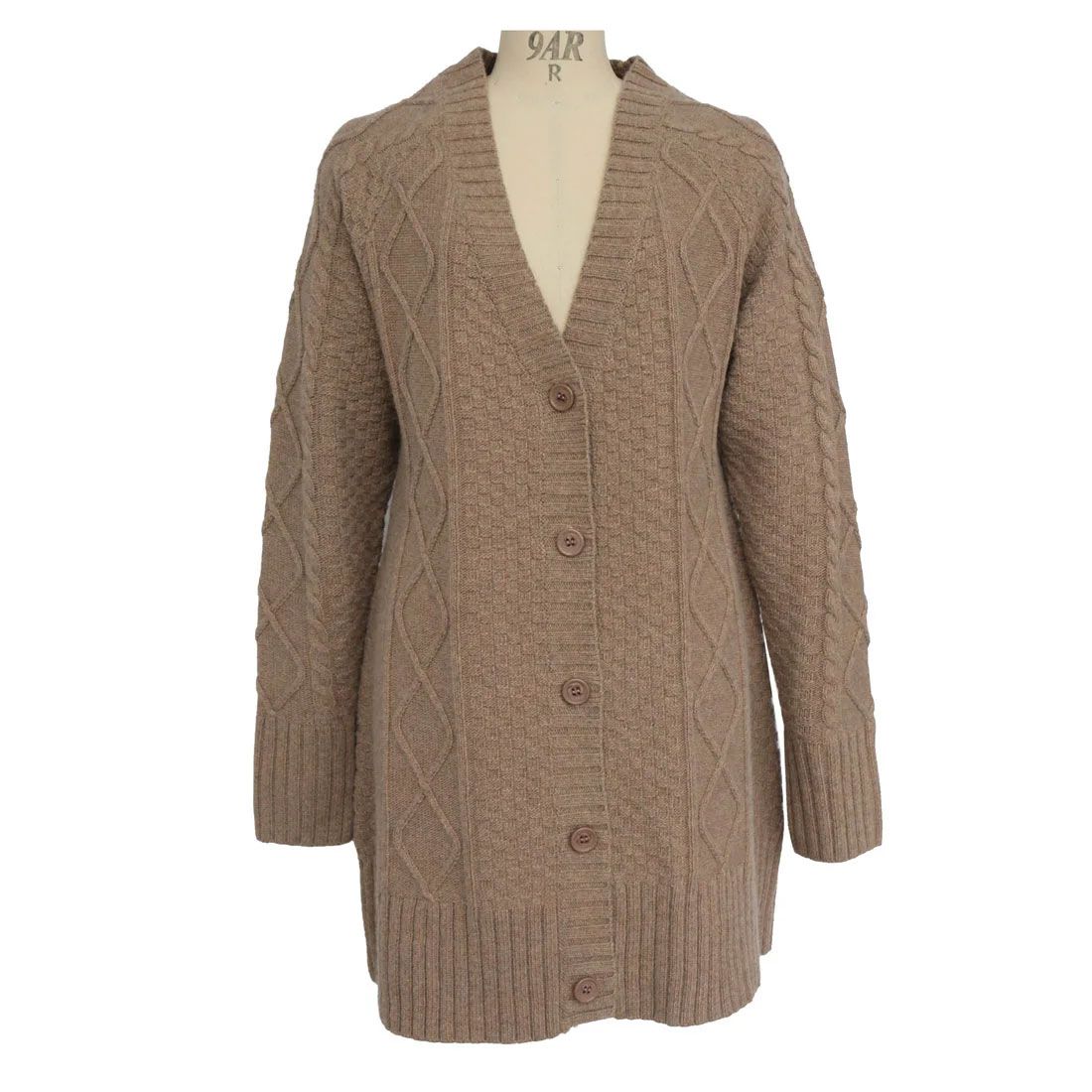 RUIRUE BOUTIQUE Cable cardigan & dress knit set