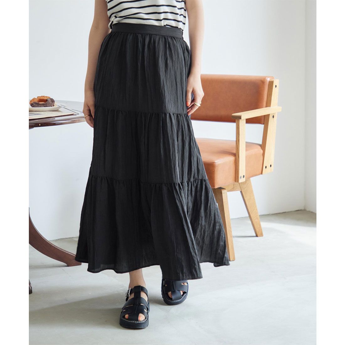 Titivate Washer Tiered Skirt