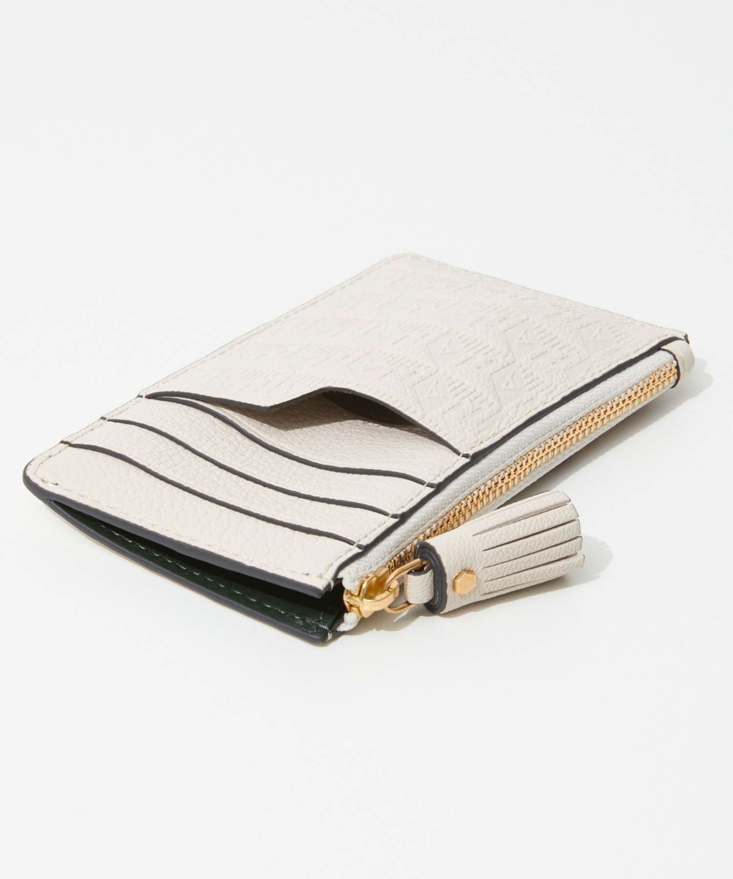 アニヤハインドマーチ Anya Hindmarch 5050925 182911 カードケース コーンフレーク Anya Brands Zip Card Case Cornflakes in Shiny Capra レディース フラグメントケース