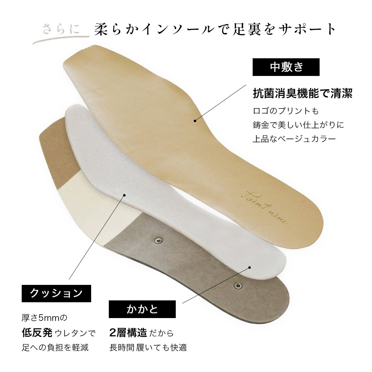 ポインターシューズ バイアミアミ ポインターシューズ byAmiAmi 【本革】5cmヒールパンプス 革パンプス パンプス 日本製 本革 ビジネス 通勤  PO-PTN500