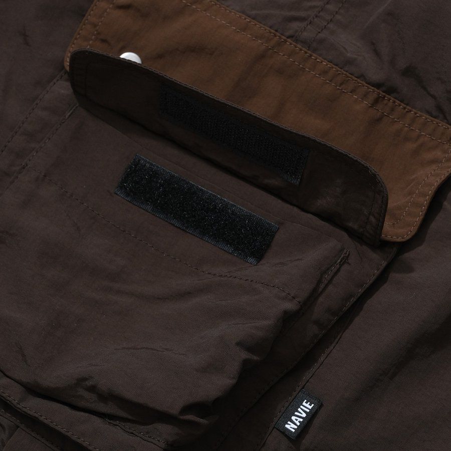 ネイビートーキョー NAVIETOKYO 2TONE CARGO PANTS BROWN