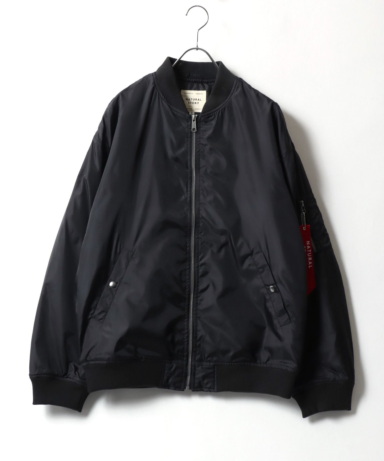 Marukawa MA-1 Mid-Weight Big Silhouette Military Flight Jacket Nylon Jacket