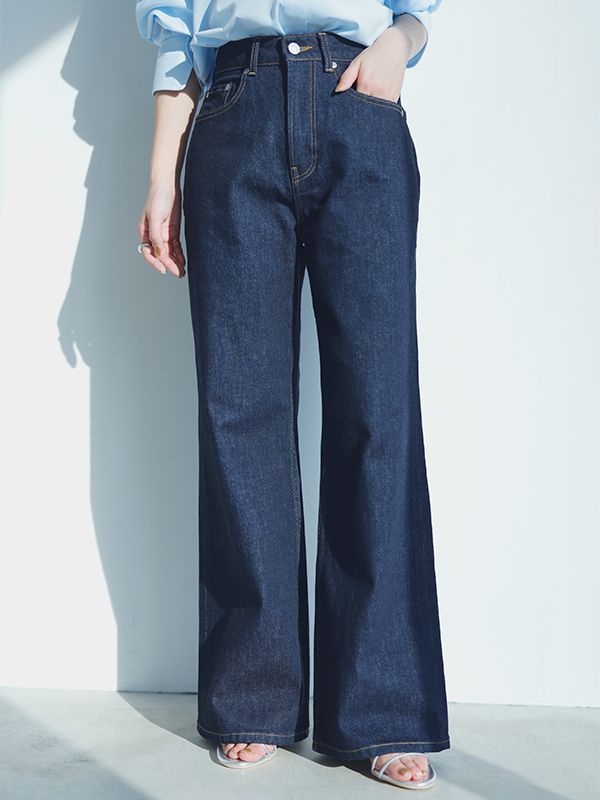 アニュアンス anuans Wide leg denim