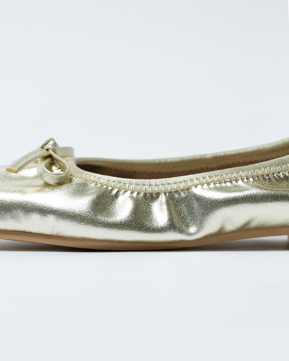 【24SS】エマ フランシス Emma Francis フラット バレエシューズ （ゴールド アップルレザー） ゴールド アップルレザー