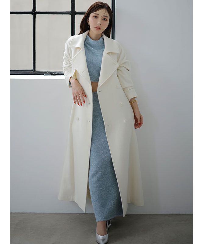 eimy istoire Airy wool trench coat