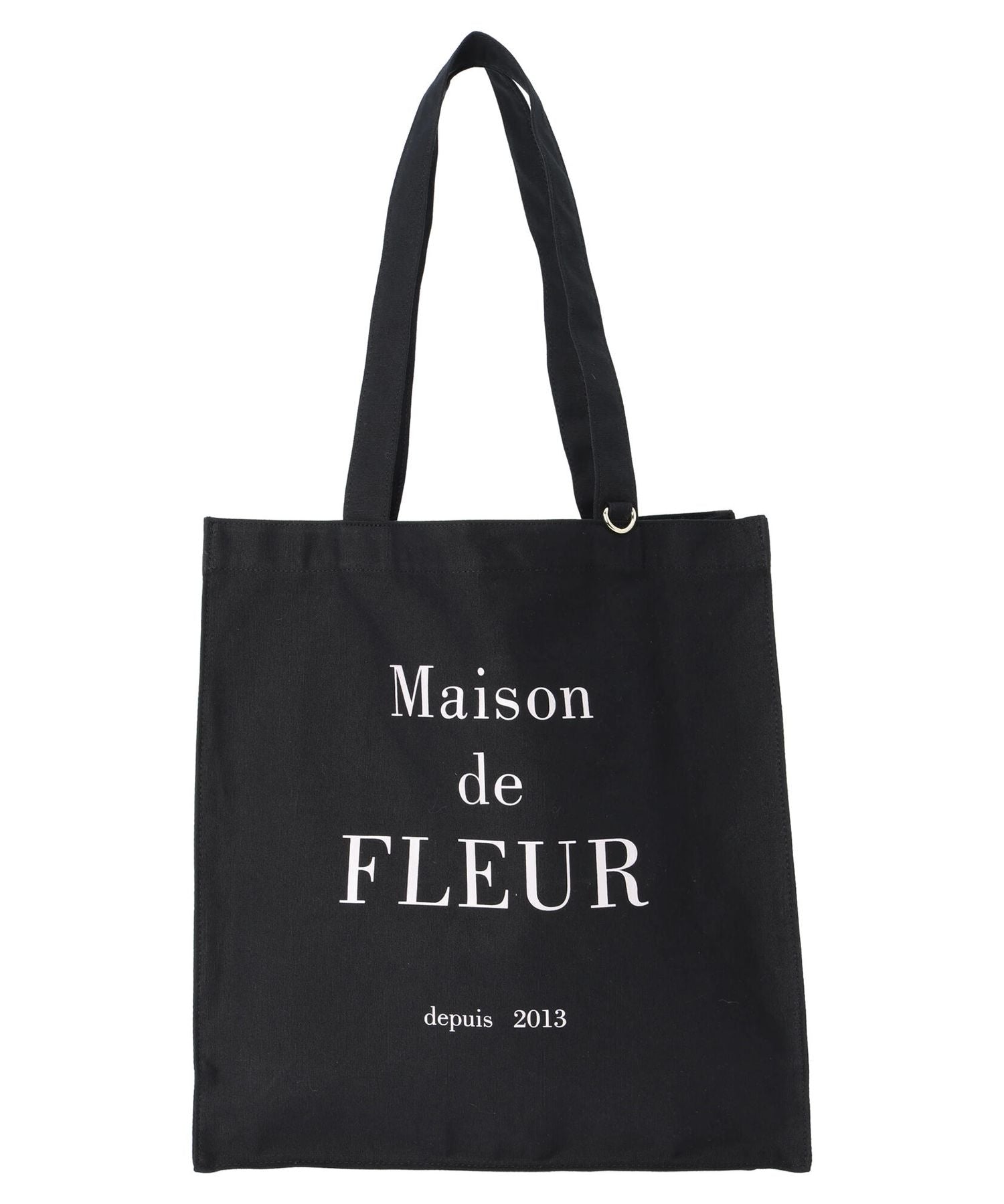 メゾン ド フルール Maison de FLEUR EC限定ブランドロゴプリントスクエアトートバッグ （イエロー） イエロー