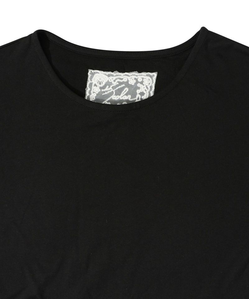 スカラー ScoLar 花蝶柄シフォン重ねワンピース